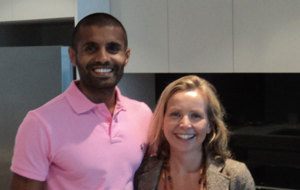 Romin Patel and Laura Porter