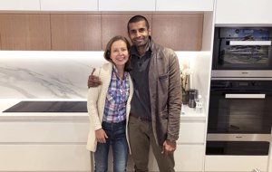 Laura Porter and Romin Patel